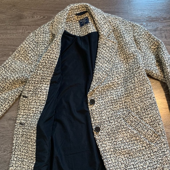 SOLD Abercrombie & Fitch Salt + Pepper Wool Jacket - Picture 5 of 7